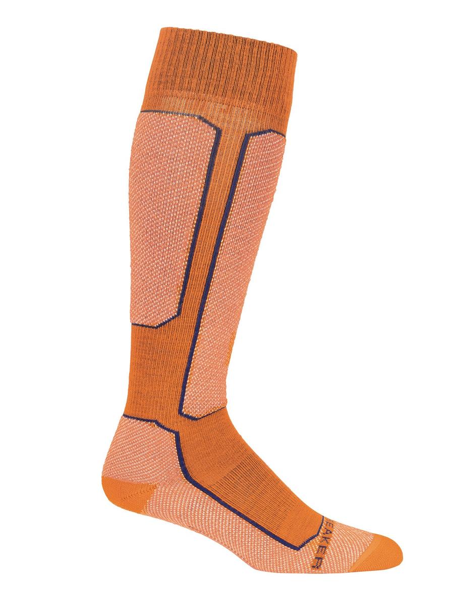 Flash / Ether Women's Icebreaker Merino Ski+ Light Over the Calf Socks | USA 1438ILHS